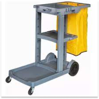 CARRO FUNCIONAL BASIC CINZA PERFECT