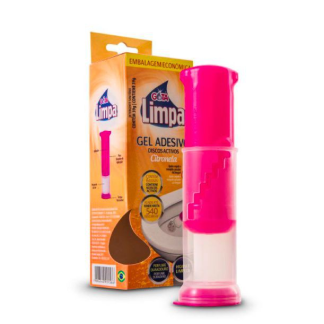 GEL ADESIVO GRANDE 7 APLICAÇÕES CITRONELA GOTA LIMPA