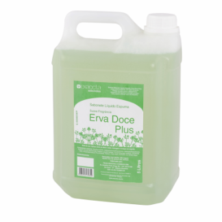 SABONETE PERFUMADO  ESPUMA 5L ERVA DOCE  PLUS REF E-5000EDEP