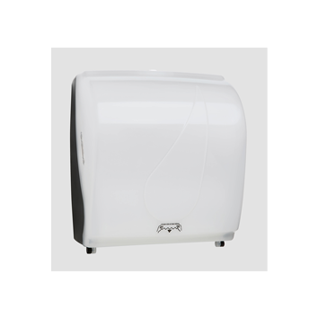 DISPENSER PAPEL TOALHA BOBINA PRETO/TRANSPARENTE ESSENZ REF. LMATR223