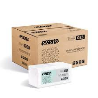 PAPEL HIGIÊNICO INTERFOLHA FOLHA DUPLA V-FOLD 10X20CM 9000 FOLHAS ESSENZ