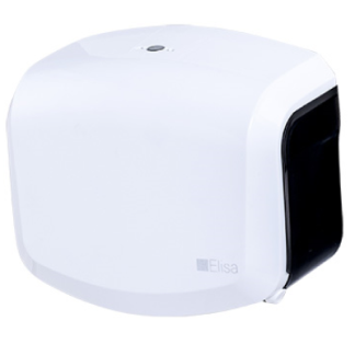 DISPENSER PAPEL TOALHA INTERFOLHA BRANCO/PRETO MINI ELISA