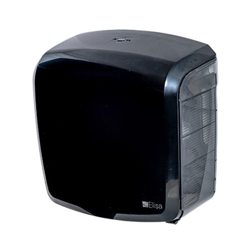 DISPENSER PAPEL HIGIÊNICO ROLÃO PRETO ELISA