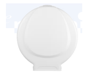 PEÇA DE REPOSIÇÃO - FRENTE BRANCA P/ DISPENSER DE PAPEL HIGIÊNICO ROLÃO CLASSIC PLESTIN