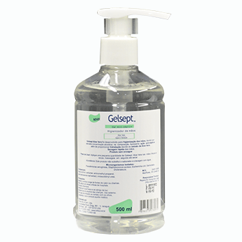 ALCOOL GEL 500ML REF MS 500 MULTISEPT PUMP