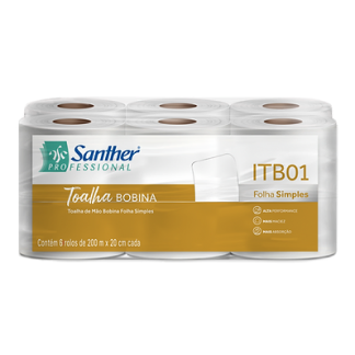 PAPEL TOALHA BOBINA 6X200M INOVATTA ITB01
