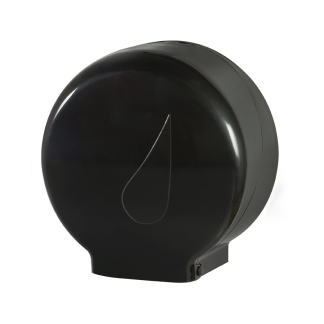 DISPENSER PAPEL HIGIÊNICO ROLÃO PRETO DROPY