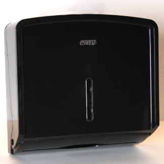 DISPENSER PAPEL TOALHA INTERFOLHA PRETO LUNES DESIGN