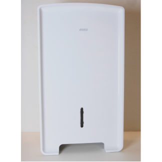 DISPENSER PAPEL TOALHA INTERFOLHA ALTA CAPACIDADE BRANCO LUNES DESIGN