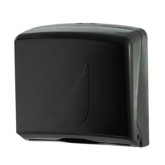 DISPENSER PAPEL TOALHA INTERFOLHA PRETO DROPY