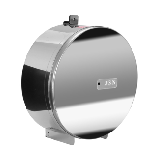 DISPENSER PAPEL HIGIÊNICO ROLÃO INOX COM PORTA CADEADO JSN