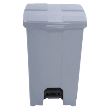 LIXEIRA COM PEDAL 060 LITROS CINZA JSN