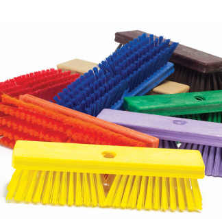 ESCOVA P/ PISOS CERDAS MACIAS REF 4501O LARANJA EL CASTOR