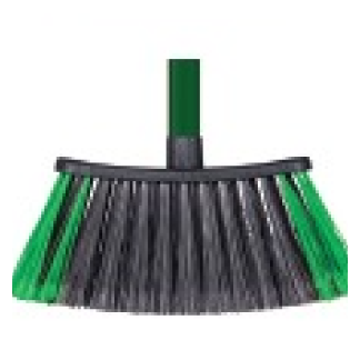 VASSOURA BETTANIN ECONOMY VERDE COM CABO DE 1,125 CM - CAIXA COM 15 UNIDADES