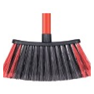 VASSOURA BETTANIN ECONOMY VERMELHO COM CABO DE 1,125 CM - CAIXA COM 15 UNIDADES