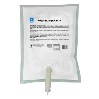SABONETE ANTISSEPTICO LIQUIDO/GEL 800ML XPRESS ANTISSEPTICAL T-4 SPARTAN
