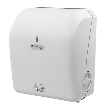 DISPENSER PAPEL TOALHA BOBINA BRANCO EXACCTA PLUS