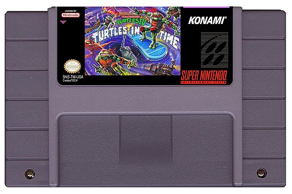 Jogo Turtles IV Turtles in Time SNES