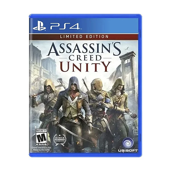 Jogo Seminovo Assassin's Creed Unity Limited Edition PS4