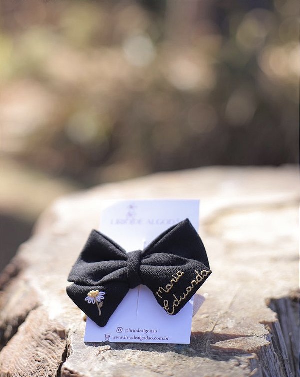Laço Maria Margarida - personalizado com nome