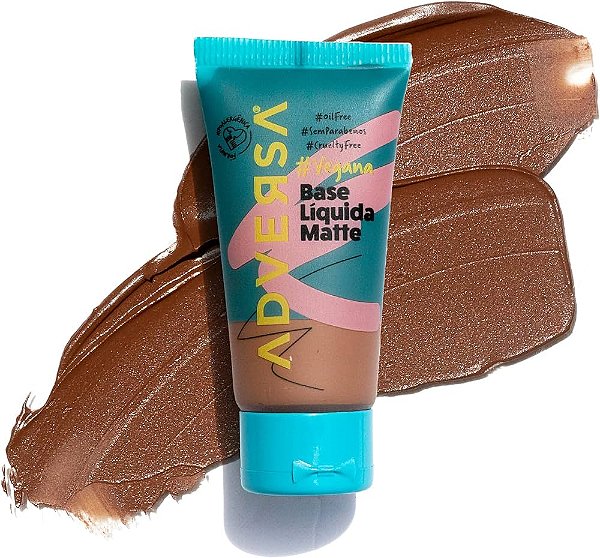 Base Líquida Matte Vegana ADVERSA - Cor 550