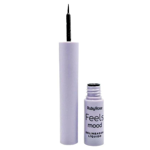 Delineador Líquido Preto Feels Mood - Ruby Rose (HB511)