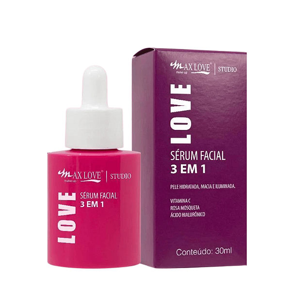 Sérum Facial 3 em 1 Max Love