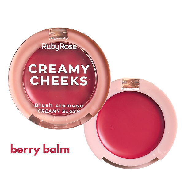 Blush Cremoso Creamy Cheeks - COR: Berry Balm
