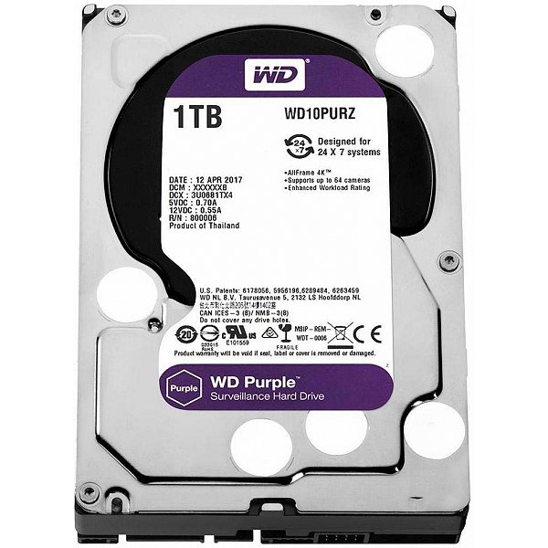 HD 1TB WD PURPLE