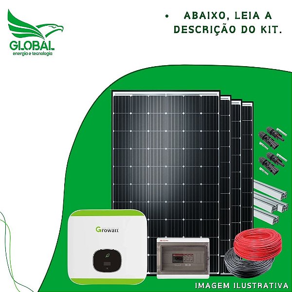 Kit Energia Solar 2,2kwp