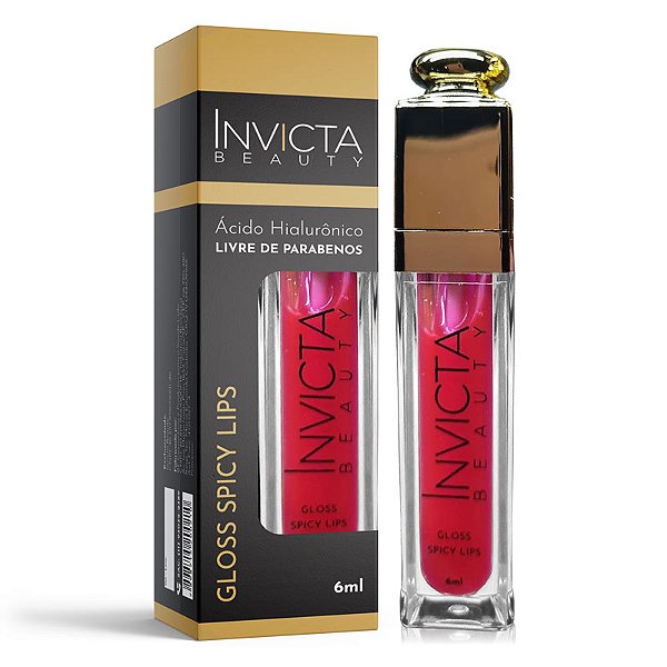 Gloss Labial Red Charm 6ml - Spicy Lips | Invicta Beauty