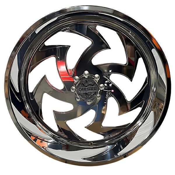 Roda Diesel Blade Polida Aro 30X12 Furação 8X165.1 125,2 OffSet -44