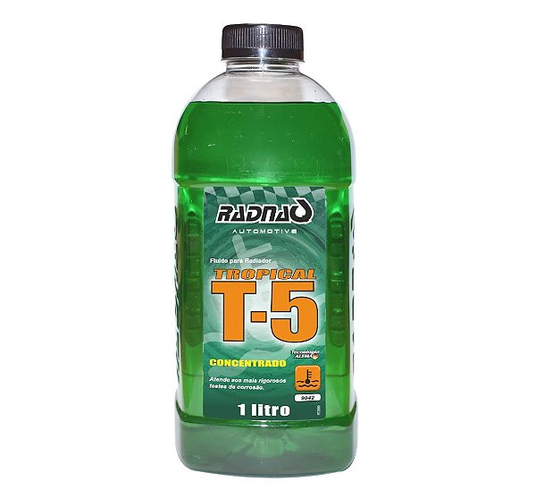 Aditivo p/ radiador tropical T5 verde Radnaq 1L