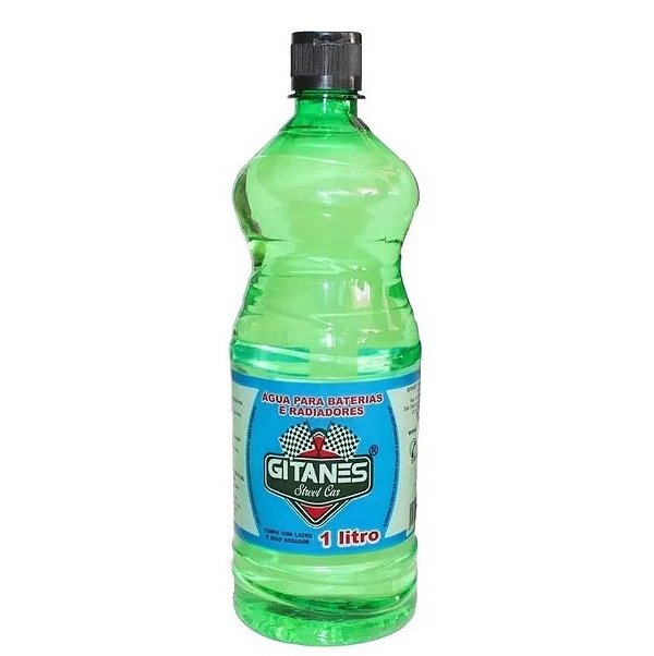 Água desmineralizada p/ radiador Gitanes 1L