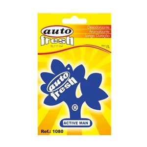 Aromatizante árvore active man Auto Fresh 6,5gr Ref. 1080