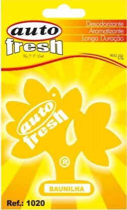 Aromatizante árvore baunilha Auto Fresh 6,5gr Ref. 1020