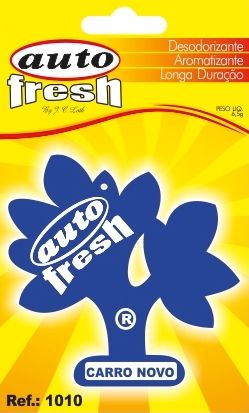 Aromatizante árvore carro novo Auto Fresh 6,5gr Ref. 1010