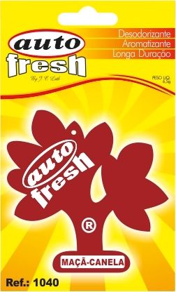Aromatizante árvore maça e canela Auto Fresh 6,5gr Ref. 1040