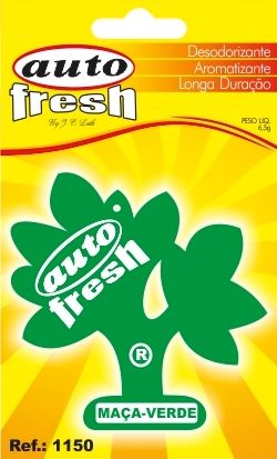Aromatizante árvore maça verde Auto Fresh 6,5gr Ref. 1150