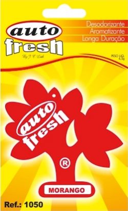 Aromatizante árvore morango Auto Fresh 6,5gr Ref. 1050