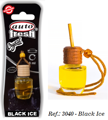 Aromatizante crystal black ice Auto Fresh 9ml Ref. 3040