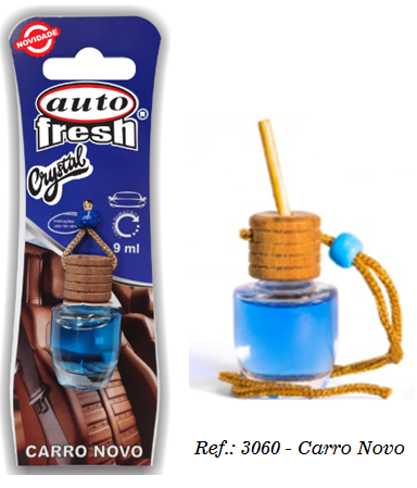 Aromatizante crystal carro novo Auto Fresh 9ml Ref. 3060