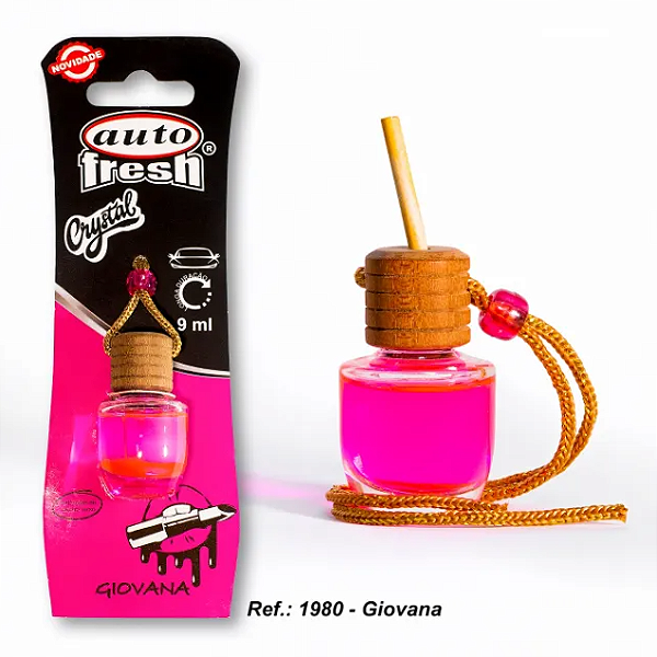 Aromatizante crystal giovana Auto Fresh 9ml Ref. 1980