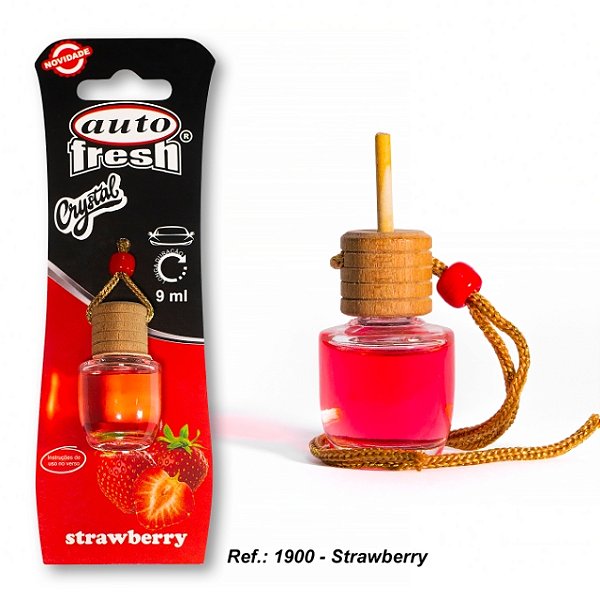 Aromatizante crystal strawberry Auto Fresh 9ml Ref. 1900