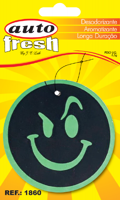 Aromatizante emoticon new car Auto Fresh 6,5gr Ref. 1860