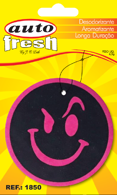 Aromatizante emoticon rose spice Auto Fresh 6,5gr Ref. 1850