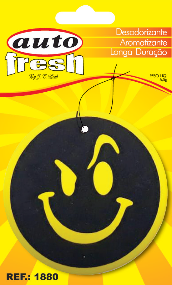 Aromatizante emoticon vanilla Auto Fresh 6,5gr Ref. 1880