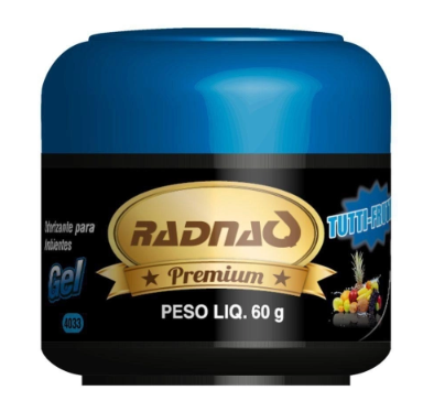 Aromatizante gel tutti frutti Radnaq 60gr
