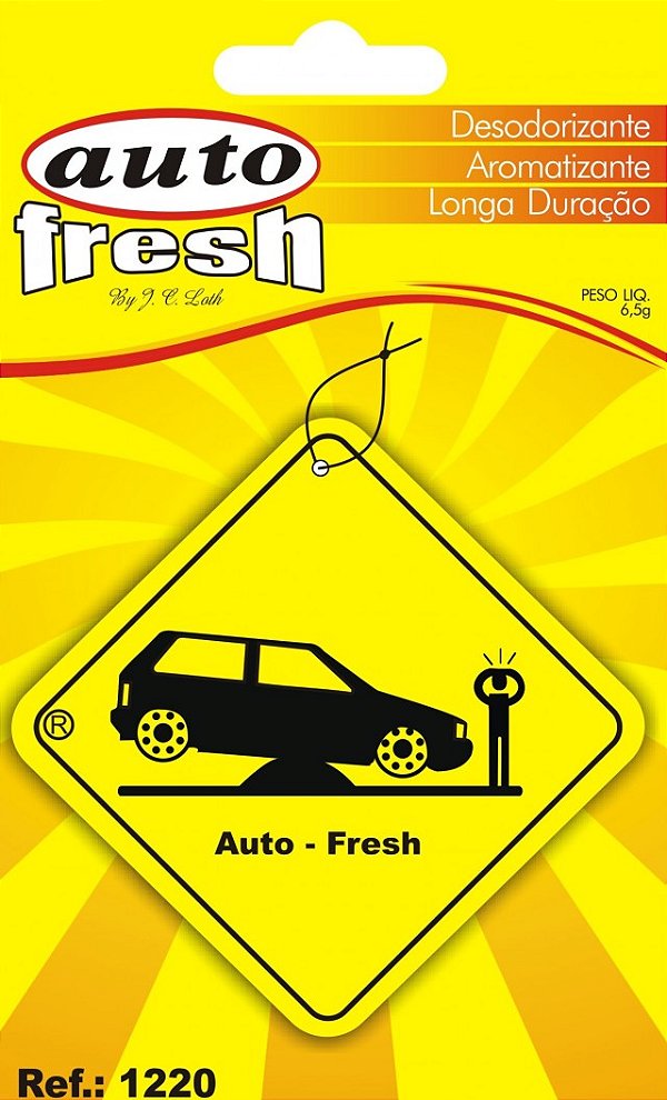 Aromatizante lombada uno Auto Fresh 6,5gr Ref.1220