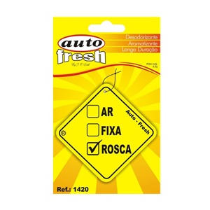 Aromatizante placa rosca Auto Fresh 6,5gr Ref. 1420